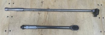 Great Neck 38002 24' Breaker Bar With Quarter Inch 80 Pound Torque Wrench