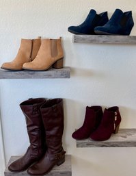 4 Pairs Of Ladies Boots Size 6.5 - Idera, White Mountain, Croft And Borrow, Khols