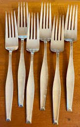 6 Gorham Sterling Silver Classique Dinner Forks - Total Weight  332 Grams