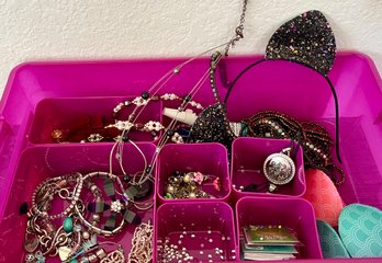 Lot Of Jewelry And Jewelry Making - Necklaces, Bracelets, Original Owl Charms, And More