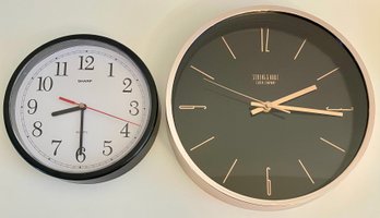 Sharpe And Sterling Noble Battery Powered Wall Clocks