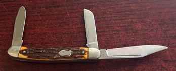 Vintage Klein Tools 3-blade Stockman Pocket Knife