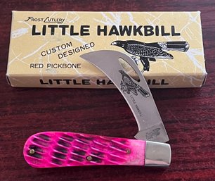 Frost Cutlery Little Hawkbill Pocket Knife With Original Box