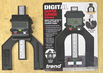 Trend 60mm Router & Saw Digital Depth Gauge