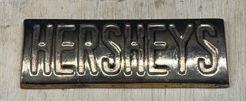 Vintage Hershey's 4.75 Inch Solid Brass Bar