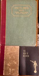 Antique Books - Pictures From Punch IV 1904 - The Book Of Mormon 1950 - Wordsworth Poetical Works