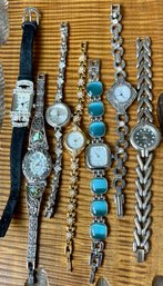 Assorted Ladies Vintage Bracelet Watches - Faberge - Renee Nicol - And More