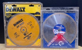 Americut & DeWalt 10 Inch Diamond Blades