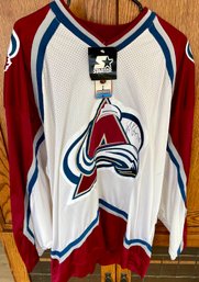 Starter Authentic Center Ice NHL Avalanche Hockey Jersey Signed By Patrick Roy Size 48