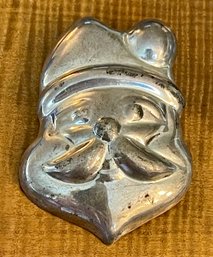 Vintage Sterling Silver Mexico 3d Santa Pin  Pendant - TF-43 - Total Weight - 24.6 Grams