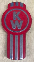 Vintage Kenworth Semi Truck Hood Mount Emblem