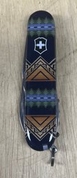 Limited Edition Pendleton Victorinox Swiss Made Officer Suisse Pocket Knife