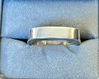Sterling Silver Square Band Ring Size 11.75 - Handmade - Total Weight 12.8 Grams