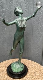 Star Seeker Bronze With Resin Ball 3 Of 8 By Darlis Lamb On Black Marble Base
