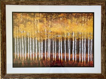 Robert Holman Custom Framed Golden Aspens Print