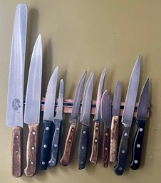 Assorted Kitchen And Knife Lot - Hampton Forge, Bloomfield, Victorinox Swiss, And More