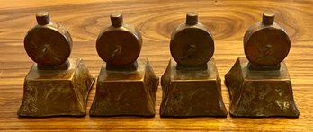 (4) Perfume Bottle Bronzes By Darlis Lamb (5, 8, 11, 12 Of 100)