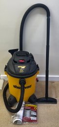 Shop Vac 10 Gallon 4 HP Vacuum With Attachments And Manual