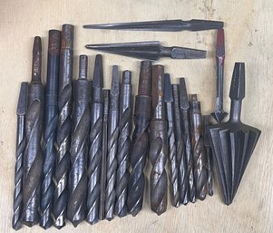 Vintage & Antique Drill Bits Including Craftsman Reamers