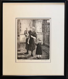 Signed Jean Kauffman How To Tie The Bonnet Strings Limited Edition Print 11 Of 20