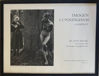 Imogen Cunningham A Portrait By Judy Dater NY Graphics Society 1979
