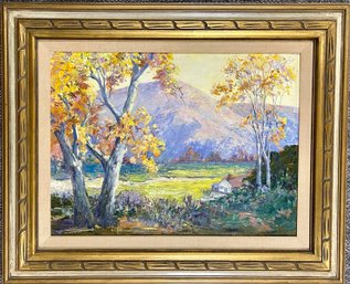 Original Oil Painting By Helen C. Hill - Home Place - 1967