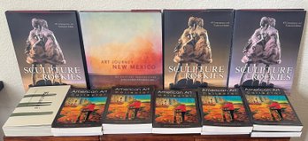 Art Book Lot - Art Journey New Mexico, Sculpture Of The Rockies, American Art Collector, And More