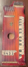 Antique Pianolin Musical String Instrument By Henry Brasswell