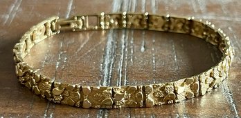 10K Gold 7.5 Inch 5.5mm Bracelet - Total Weight 8.81 Grams W Current GIA Appraisal