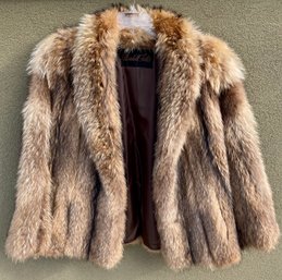 Marshall Fields Authentic Fox Fur Coat Women's Small