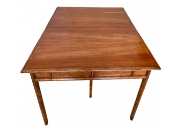 Extensole Mid Century Modern Solid Wood Expandable Table With 4 - 12 Inch Leaves