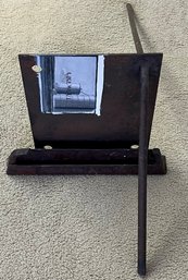 Antique Cast Iron Hand Made Book Stand (As Is)