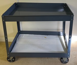 Two Tier Metal Utility Cart