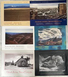 (6) Colorado Journey Posters - Visions Of Community, 20 Years Of Ideas, Reflections Of Time, And More