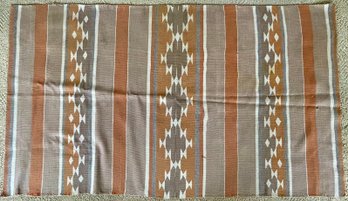 Early Hand Woven Navajo Wool Rug 40.5 X 71 Inch