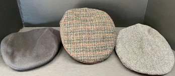Harris Tweed Thinsulate Hat Large Edie Bauer, 100 Percent Wool Hat, Black Cap