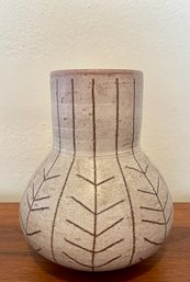Mid Century Wildweed Studio Pottery Vase Signed - Colorado Studio Pottery Margaret Johnson