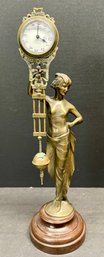 Junghans Art Deco Figural Swinging Clock Germany
