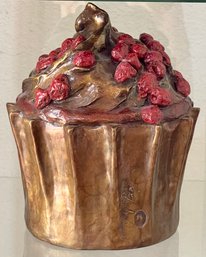 Raspberry Cupcake Bronze 1 Of 25 By Darlis Lamb