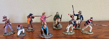 9 Pewter X130 Scale Remember The Alamo 2006 King & Country Toy Soldiers - Colonel Travis, And More