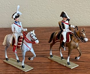 Lucotte France Toy Soldier Figurines - Murat And Davout Metal