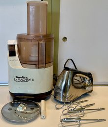 Moulinex La Machine 2 Food Processor And A Cooks Stainless Hand Mixer By Sensio Inc.