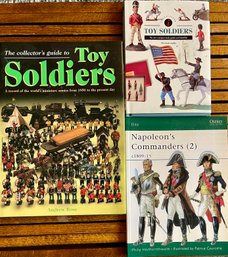 3 Books - Toy Soldiers 1997 - Toy Soldiers Norman Joplin 1996 - Napoleons Commanders 2