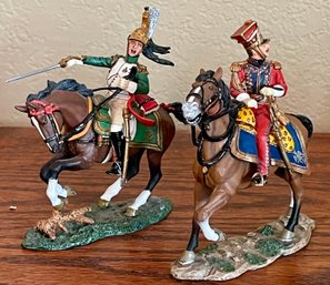 King & Country Age Of Napoleon 2004 & 2009 Dragoon & Dutch Lancer Toy Solider Metal