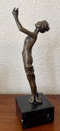 The Spirit Of Health Female Bronze 9 Of 15 By Darlis Lamb On Black Marble Base