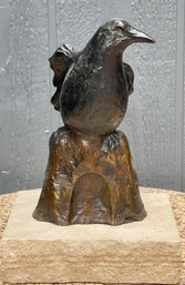Antonio Crow Bronze 1 Of 5 By Darlis Lamb On Sandstone Base
