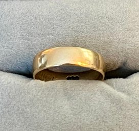 Antique 1884 Engraved 18K Gold Band Ring - Size 6 - Total Weight 2.4 Grams