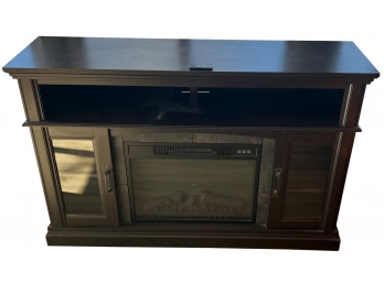 Whalen Furniture Manufacturing Halsted 54' Veneer Electric Fireplace Console With Remote (as Is)