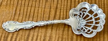 Antique Sterling Silver 4.5' Bon Bon Spoon - 21.6 Grams