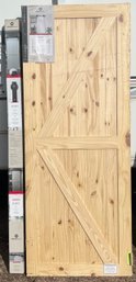 Artisan Knotty Pine 33' X 84' Barn Door With Sliding Door Rail System